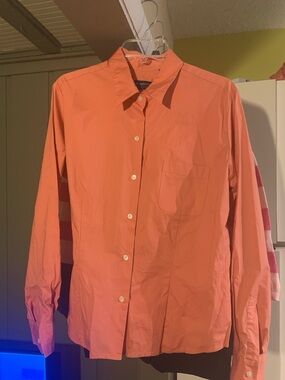 Liz Claiborne Women’s Cotton Button-Up Shirt, Large